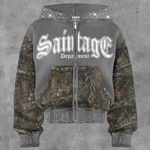 Sudadera con Capucha Personalizada 2026, de Forro Polar con Pedrería, Estilo Casual de Invierno, Corte Regular, para Hombre, 100% Algodón, Ecológica y Transpirable - Product Image 5