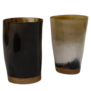 Copas Vikingas de Cuerno de Búfalo de Súper Calidad, Hechas a Mano con Ágata, Productos para Restaurantes, Vasos de Alta Calidad Resistentes al Agua - Product Image 1