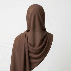 Hiyab de Bambú Modal Personalizado de 84 Colores, 2 Piezas, con Costura para Bebé y Gorro Interior a Juego, Suave, Transpirable y de Primera Calidad - Product Image 2