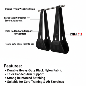 Rexfit เบาะรองแขนสำหรับฟิตเนส, เบาะรองนั่งสำหรับฟิตเนสหรือออกกำลังกายที่แข็งแรง - Product Image 5