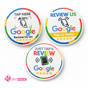 Etiqueta Adhesiva Redonda de PVC con Código QR para Reseñas de Google, Tarjeta de Retroalimentación Personalizada para Negocios - Product Image 2