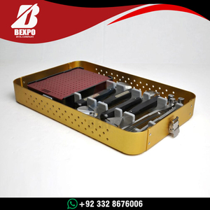Ensemble d'instruments de chirurgie générale personnalisables en acier inoxydable et titane, manuels et réutilisables pour usage médical et orthopédique - Product Image 2