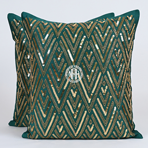 Housse de coussin artisanale perlée à motifs floraux vibrants, style Pop Art aux fleurs colorées, brodée folklorique, pour canapé - Product Image 6