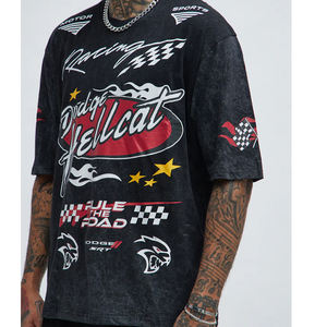 T-shirt pour homme de haute qualité, personnalisable avec logos par transfert thermique, t-shirts décontractés pour hommes - Product Image 3