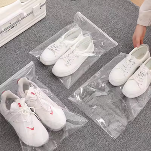 Sac en polyéthylène rectangulaire en métal de haute qualité avec logo personnalisé, fermeture éclair givrée sans nickel pour l'emballage de vêtements - Product Image 1