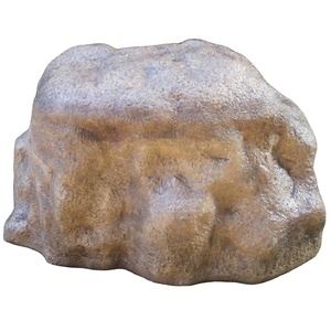 KNT Large Unique Rock Decorative <b>Artificial</b> <b>Stone</b> FRP Fiberglass Lightweight Durable Unbreakable Modern Design Planter Pot Vase - Product Image 1