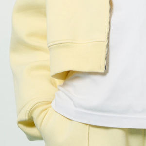 เสื้อฮู้ดครอปซิปสำหรับผู้หญิง ผ้าฟลีซหนา 350GSM รุ่น 2026 / เสื้อฮู้ดครอปซิปสำหรับผู้หญิง สวมใส่สบาย ทรงครอป เหมาะสำหรับฤดูหนาว - Product Image 3