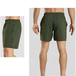 Shorts pour hommes en gros, d'été, respirants, tricotés, à taille mi-haute, pour l'entraînement, la course en extérieur, les sports et la natation, avec design numérique personnalisé et style décontracté - Product Image 2