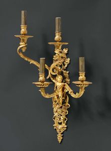 Grand European Venetian Baroque Luxury <b>Wall</b> <b>Sconce</b> Ornate Decorative <b>Wall</b> <b>Light</b> with Elaborate Mirror Detailing, Premium Brass - Product Image 1
