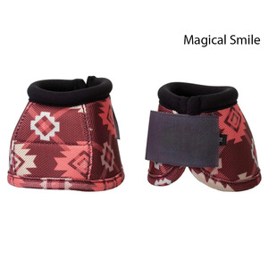 Botas de Protección para Caballos de Alta Calidad, Botas de Campana para Equitación, Carreras y Entrenamiento, Disponibles con Todos los Diseños Impresos - Product Image 3