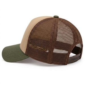 Casquette de camionneur ajustable personnalisée en maille respirante en polyester légère et confortable avec fermeture snapback pour l'extérieur et la mode - Product Image 6