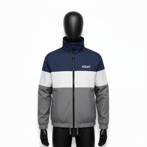 Chaqueta Cortavientos Impermeable con Bloques de Color Impresos Personalizados, Secado Rápido, Ligera, Ropa Deportiva para Hombres, Mujeres y Equipos, Venta al Por Mayor OEM - Product Image 2