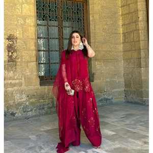 Conjuntos de Traje de Fiesta Elegantes para Mujer, Top y Pantalón con Dupatta, Elegantes y con Estilo - Product Image 3
