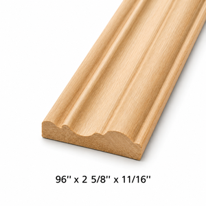 Profils de moulures décoratives en bois massif sur mesure pour corniches, plinthes, encadrements de portes et garnitures de fenêtres pour l'intérieur de la maison - Product Image 2