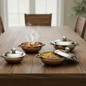 Bol en fonte pour riz, vaisselle de cuisine, petit plat de service pour pâtes, bol à soupe miso, bol japonais en fer pour la cuisson - Product Image 1