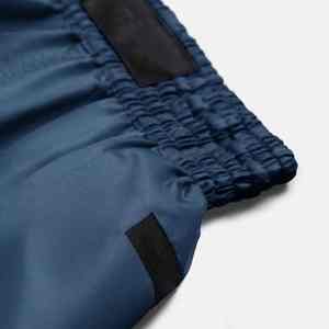 Pantalones Cortos de Muay Thai con Logotipo Personalizado, Pantalones Cortos de Kickboxing Azul Marino Satinado, Pantalones Cortos de Entrenamiento MMA para Hombre, Pantalones Cortos Profesionales de Boxeo Tailandés - Product Image 5