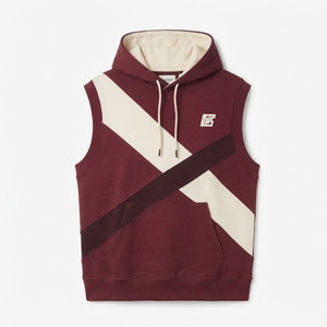 Fitness <b>Sleeveless</b> Hoodies For <b>Men</b> Lightweight Custom Hooded <b>Pullover</b> Gym Training Running Outdoor Casual Sportswear - Product Image 1