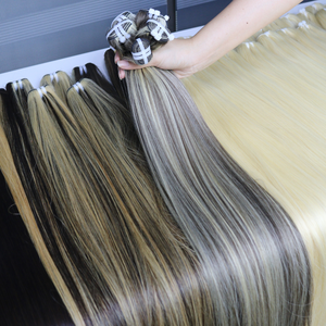 Extensiones de Cabello Virgen Vietnamita Rubio Oscuro 100% al por Mayor, Super Double Drawn, para Año Nuevo - Product Image 1