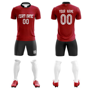ชุดฟุตบอลแบบซับลิเมชั่นสั่งทำพิเศษ ขายส่ง เสื้อและกางเกงขาสั้นสีม่วง ชุดกีฬาทีมพร้อมถุงเท้าสำหรับผู้ชาย - Product Image 5