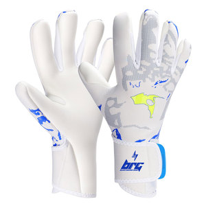 Custom Professional Soccer Goalkeeper <b>Gloves</b> with Customized German Contact Latex Palm Breathable Finger Protection Match Level - Product Image 1