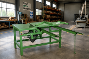 Services OEM disponibles : Scie à table coulissante de précision avec guide d'extension pour le travail du bois - Product Image 1