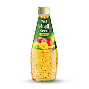 VINUT Bebida de semilla de albahaca Sabor de mango 290ml Muestra gratis Fabricante OEM ODM Etiqueta privada Venta al por mayor ISO - Product Image 1