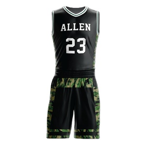 Vêtements de basket-ball personnalisé 5XL pour hommes dernière conception livraison rapide sublimation maille respirant maillot de basket-ball ensemble de shorts uniformes - Product Image 1