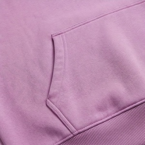 Haut à capuche sport pour femme, coupe épaules tombantes, hiver, en coton épais, personnalisable (couleur et logo imprimé) - Product Image 5