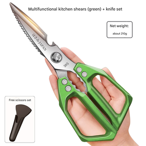 Cuchillos de cocina multifuncionales de acero inoxidable Tijeras de hueso de pollo dobles a prueba de herrumbre - Product Image 5