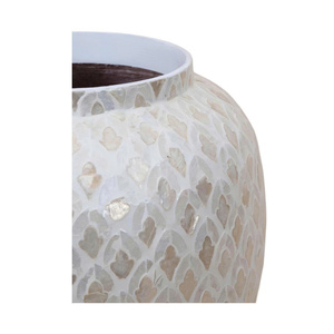 Luxury Handmade Mother of Pearl Inlay Flower Vase for <b>Home</b> Decor Wholesale Vietnam - Product Image 3