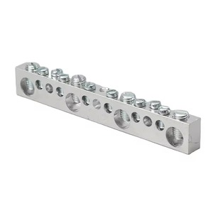 Barre omnibus électrique en aluminium à montage sur rail DIN, 100A-630A, blocs de bornes, prix usine, d'un fournisseur indien - Product Image 2