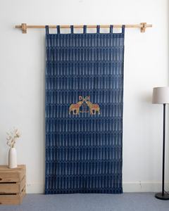 ผ้าม่านประตูห้องนั่งเล่นสุดหรู พิมพ์ลายตามสั่ง ขายดีอันดับต้นๆ ผลิตจากผ้าฝ้าย 100% - Product Image 4