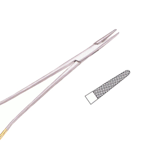 Pince porte-aiguilles à manche plaqué or, en acier inoxydable de haute qualité, instrument chirurgical, outil dentaire, prix abordable, OEM - Product Image 4
