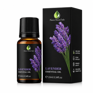 Aceite Esencial de Lavanda Natural de la India de Natures, 10 ml, Puro, Destilado al Vapor, Aromaterapia para Todo Tipo de Piel - Product Image 1