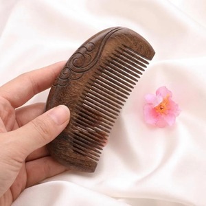 หวีไม้ไผ่หวีผมไม้สีธรรมชาติหวีไม้ - Product Image 3