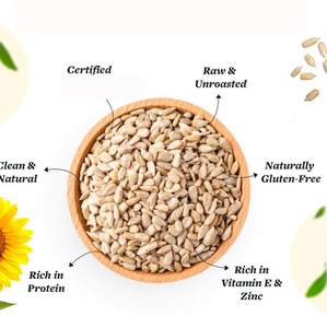 Sunflower Seeds - No Shell, Hulled <b>Kernels</b>, Kosher, Healthy Snack - Product Image 2