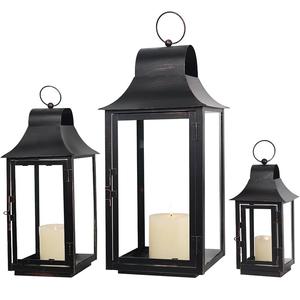 Elegante Farol de Mesa de Metal, Centro de Mesa Decorativo para Comedor, Farol para Decoración del Hogar y Jardín - Product Image 1