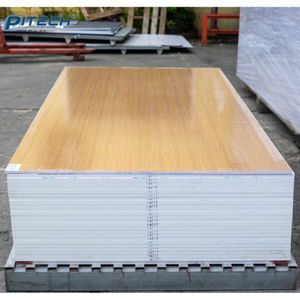 Tablero de espuma de PVC Premium de Pitech Vietnam, diseño de grano de madera de alta densidad laminado para uso decorativo de muebles, incluye corte - Product Image 3