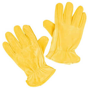 Direct Factory Supply High Quality Leather Driver Work Safety <b>Gloves</b> Hot Sale Heavy Duty Anti-slip Driving Working <b>Gloves</b> - Product Image 1