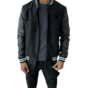 New Plus Size <b>Men</b> Versity College <b>Jackets</b> Wholesale Blank Versity <b>Jackets</b> Letterman Satin Versity <b>Jacket</b> Custom Logo Plain - Product Image 4