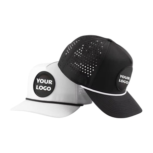 Gorra de Golf Personalizada OEM de Alto Rendimiento con Perforaciones Láser, Etiqueta Privada, Venta al por Mayor, Parche de Goma PVC con Logotipo Personalizado - Product Image 5
