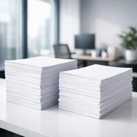 Papel de Oficina A4 Ecológico con Certificación ISO, 75 GSM, Acabado Liso, Resultados de Impresión Profesionales, Suministro al por Mayor