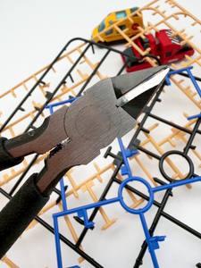 Alicate de Acero de Grado Industrial Fujiya, Modelo OEM Métrico F-107SX, Ultrafino, de un Solo Filo, con Mango de Agarre Suave para Cortar Modelos de Plástico - Product Image 4