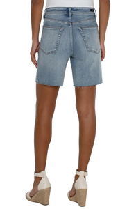 Shorts en jean pour femmes, classiques, vintage, taille haute, bleu, jambes larges, décontractés, été, shorts en jean pour femmes, nouvelle arrivée - Product Image 5