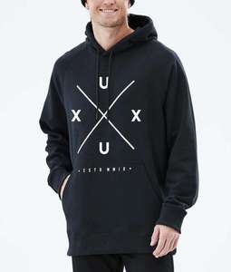 Waterproof Custom <b>Ski</b> Hoodie Men's Oversized Snowboard Pullover Winter Warm Fleece Longline Streetwear Tech Fleece Riding Hoodie - Product Image 1