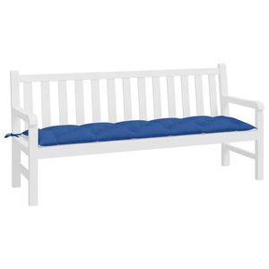 Cojín para Banco de Jardín de Tela Oxford Azul Rey, 100% Poliéster, Elegantes Cojines y Almohadas para Exteriores - Product Image 3