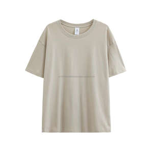 Camiseta de Algodón de 180 GSM Personalizada OEM, Cuello Redondo, Manga Corta, Algodón Puro, Color Sólido, Informal, para Hombre - Product Image 5