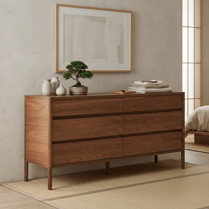 โต๊ะข้างเตียงไม้บริซา สไตล์โมเดิร์นมินิมอล  งานไม้จริงเคลือบผิวธรรมชาติ เป็นมิตรกับสิ่งแวดล้อม มี 5+ ลิ้นชัก เหมาะสำหรับบ้าน โรงแรม โรงพยาบาล ห้องนั่งเล่น - Product Image 2