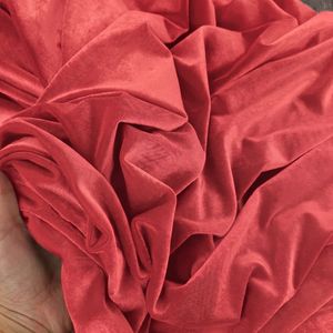 Modern Fashionable Solid Gajari Weft Suede Velvet Fabric 100% Polyester Medium Weight Brushed Woven Breathable Wrinkle Resistant - Product Image 4