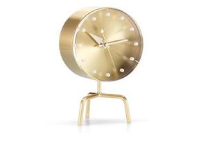 Handcrafted <b>Metal</b> Desk <b>Clock</b> For Artistic Interior Decoration With Unique Structure And Premium Tabletop Presence - Product Image 3